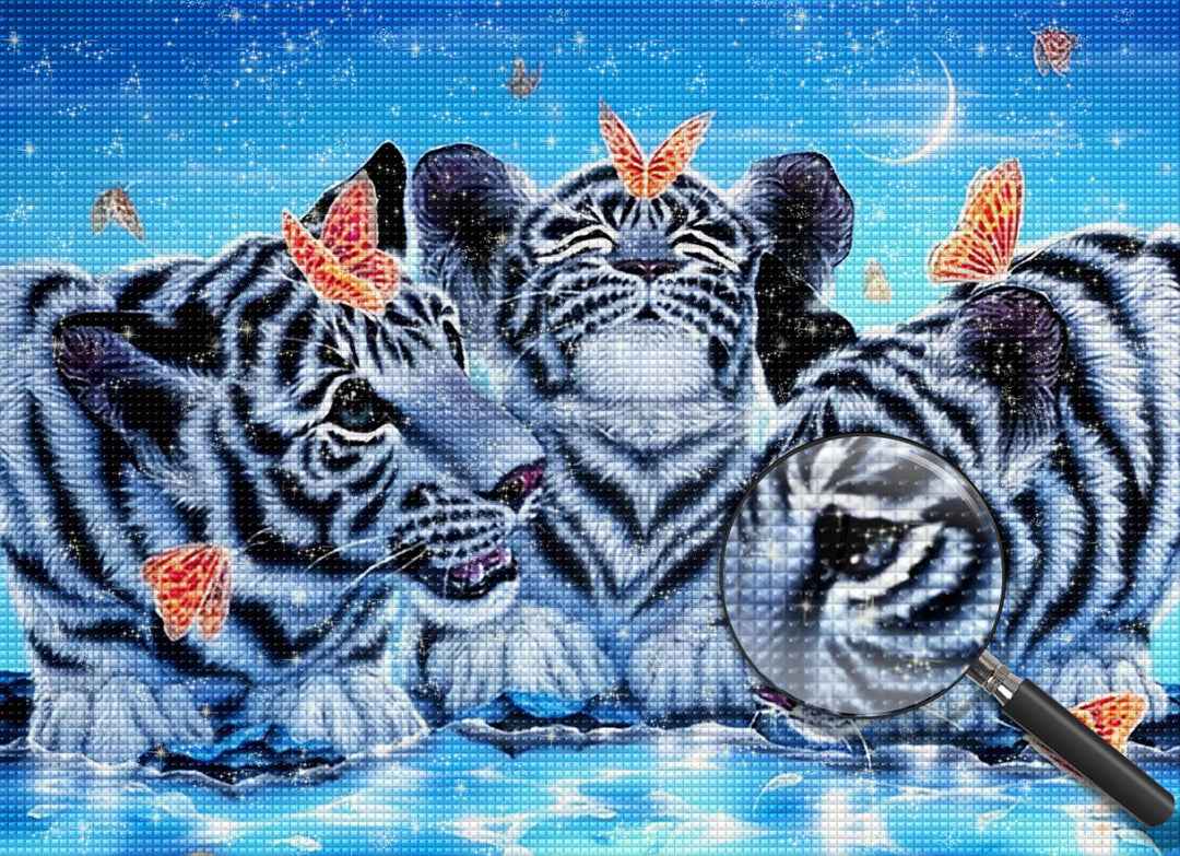 Tijger Diamond Painting DPTIGW145