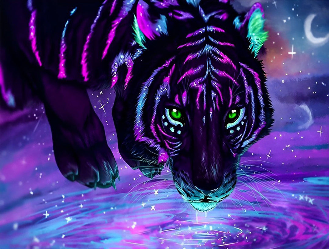 Tijger Diamond Painting DPTIGW15