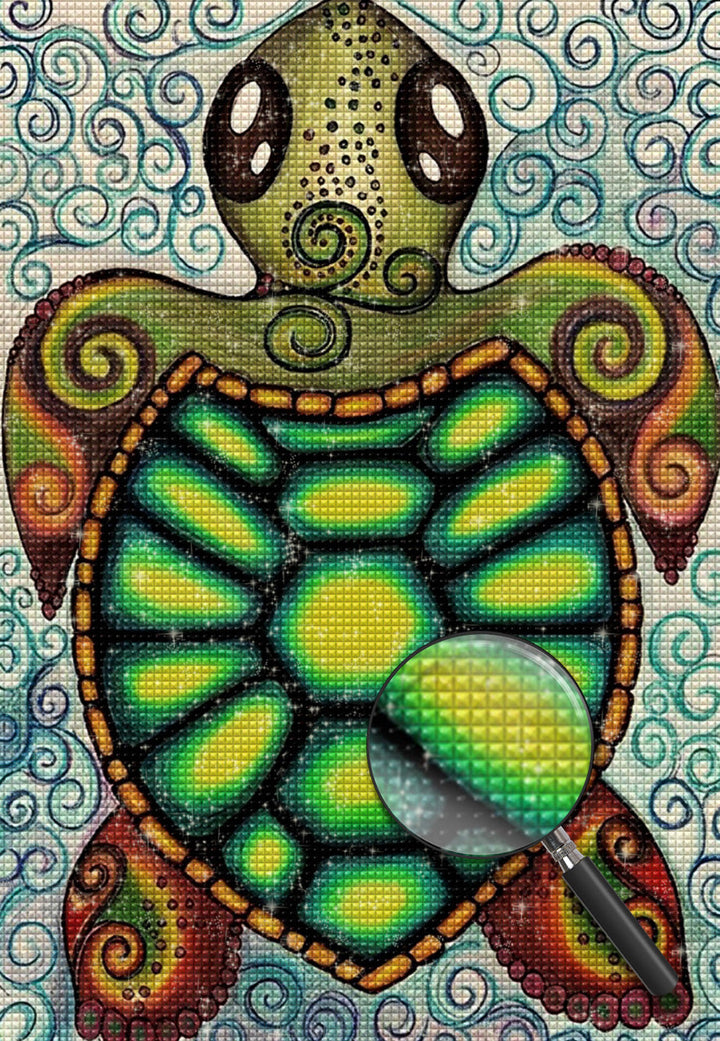 Schildpad Diamond Painting DPTORH14