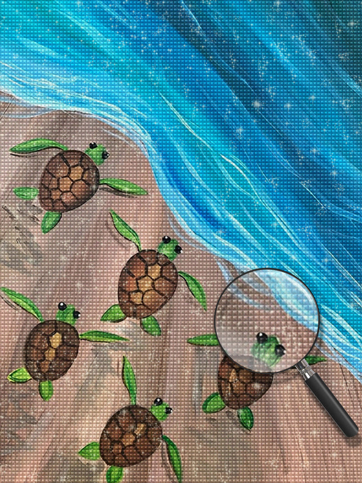 Schildpad Diamond Painting DPTORH15