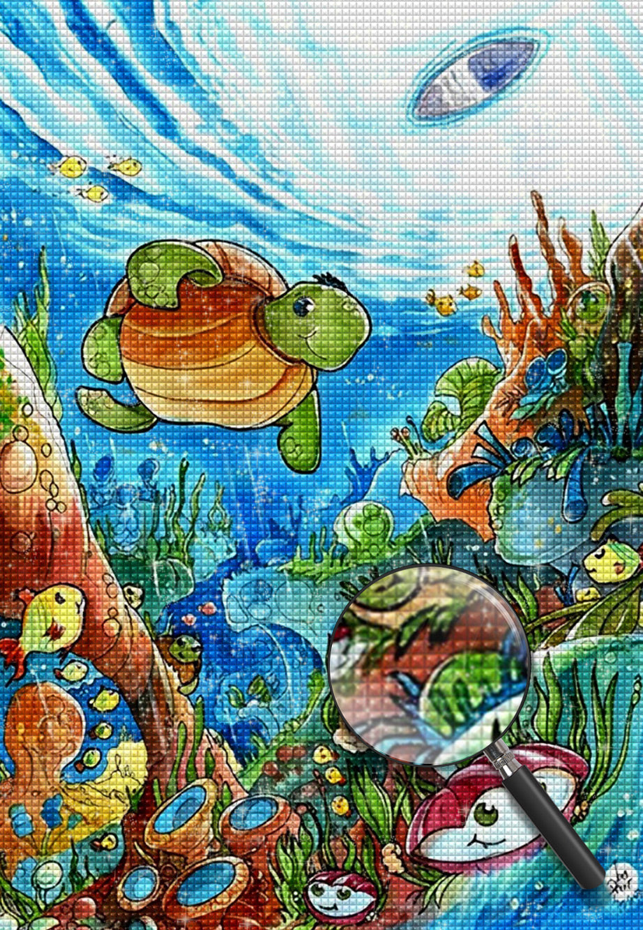 Schildpad Diamond Painting DPTORH17