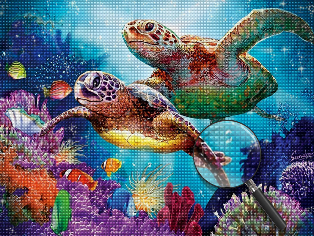 Schildpad Diamond Painting DPTORW13