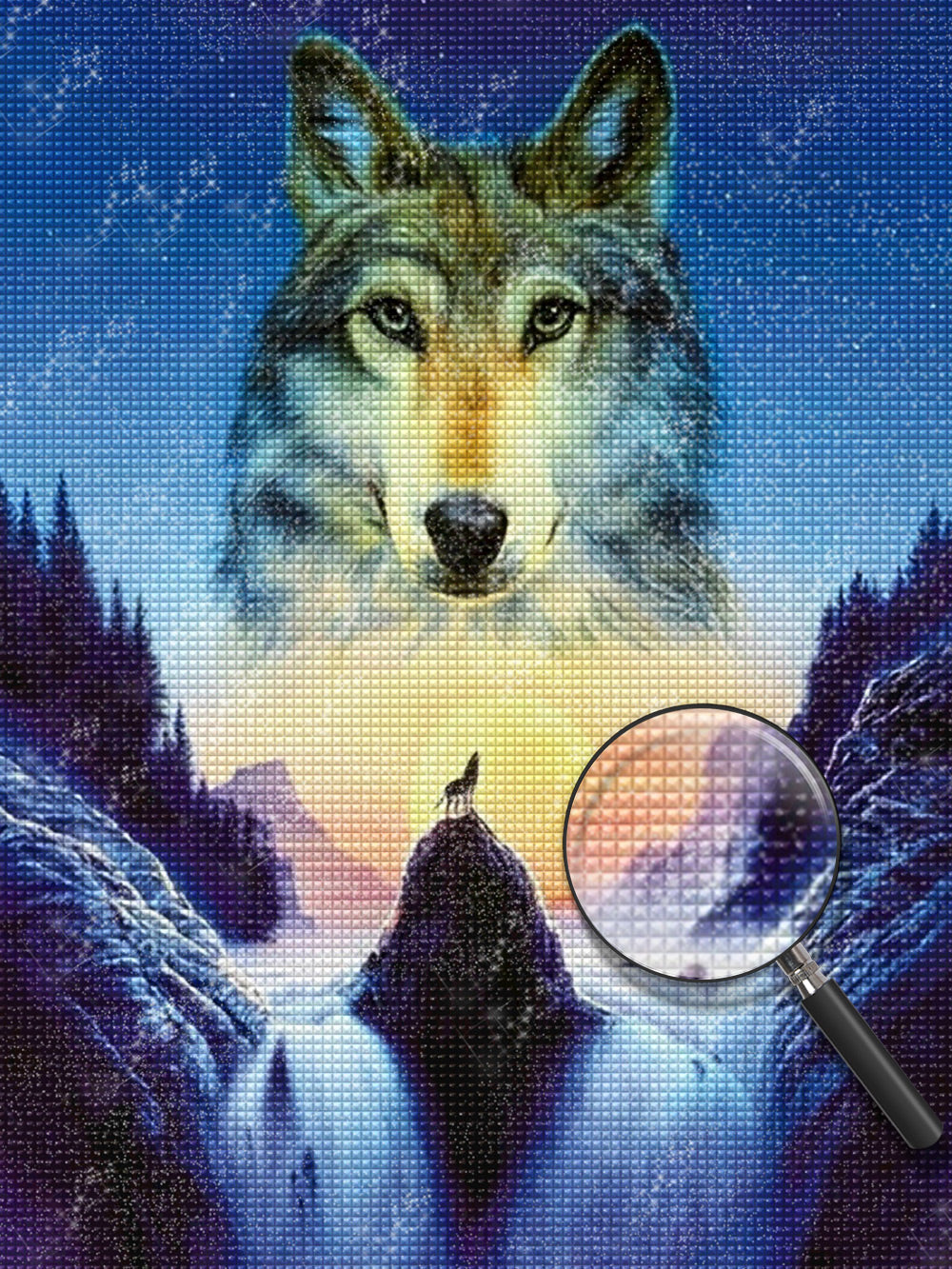 Wolf Diamond Painting DPWOLH130