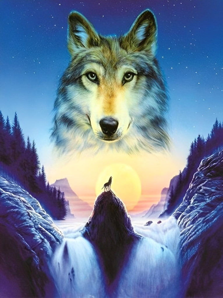 Wolf Diamond Painting DPWOLH130