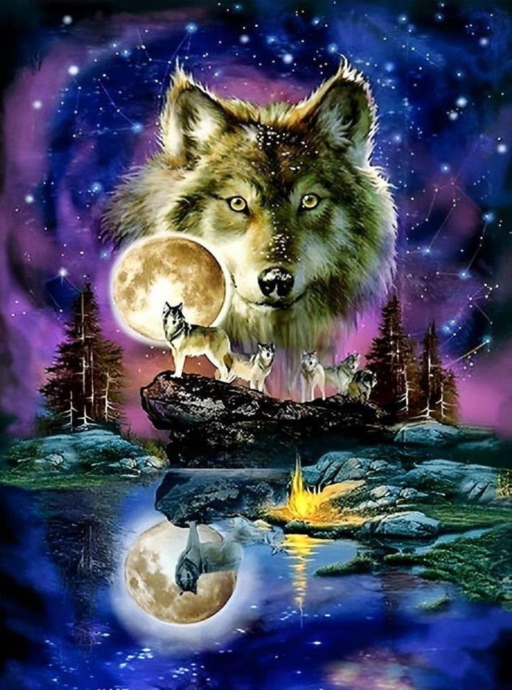 Wolf Diamond Painting DPWOLH133