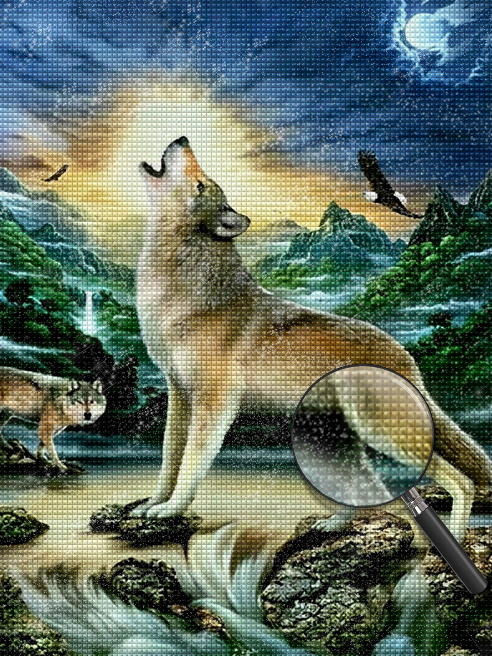 Wolf Diamond Painting DPWOLH138