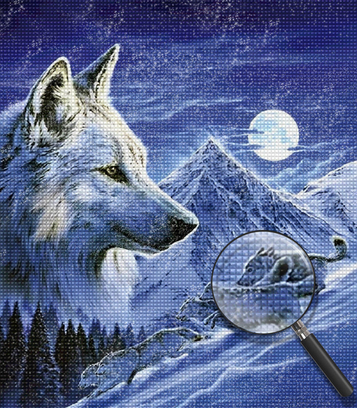 Wolf Diamond Painting DPWOLH150