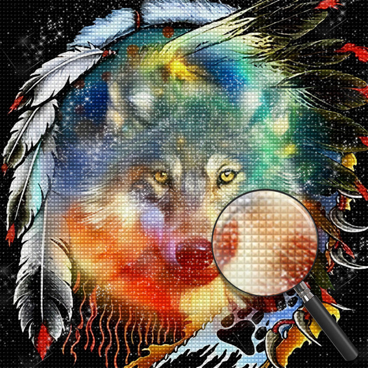 Wolf Diamond Painting DPWOLSQR110