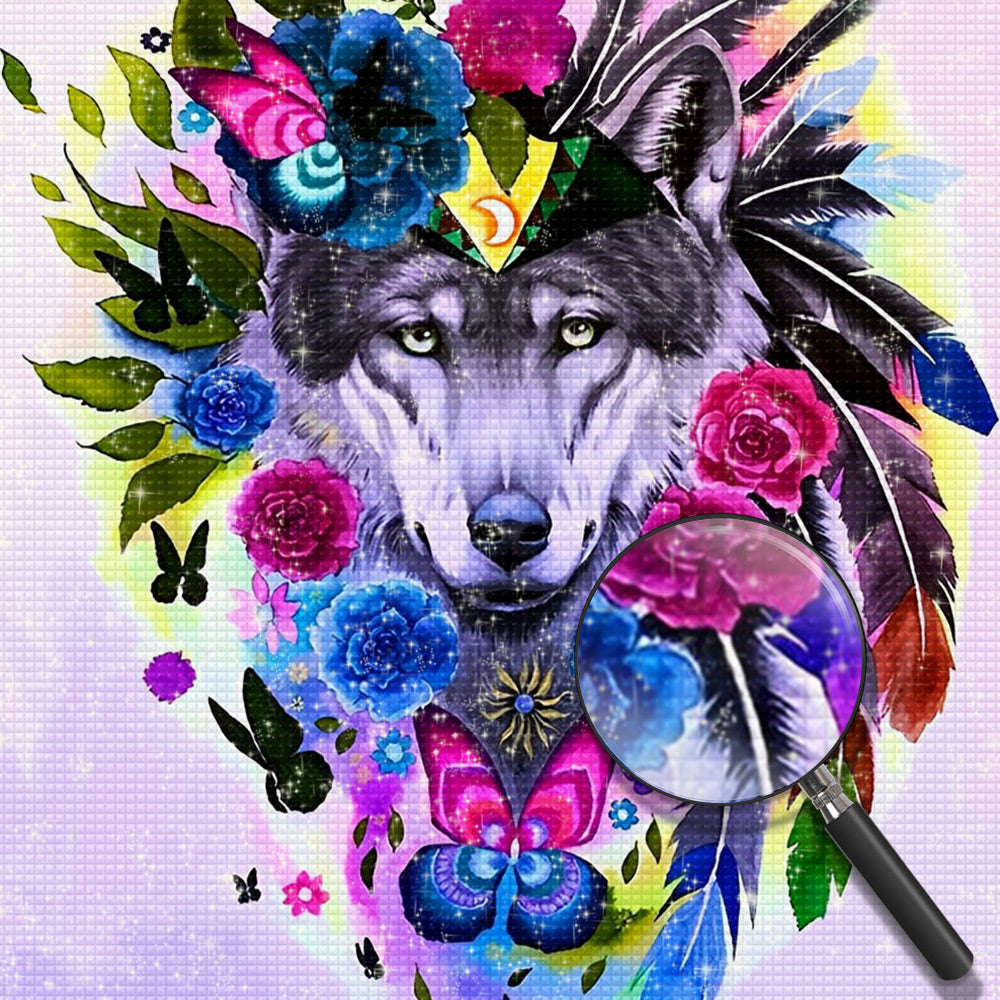 Wolf Diamond Painting DPWOLSQR111