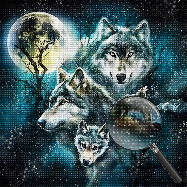 Wolf Diamond Painting DPWOLSQR112