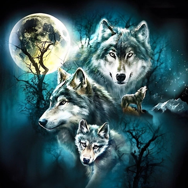 Wolf Diamond Painting DPWOLSQR112