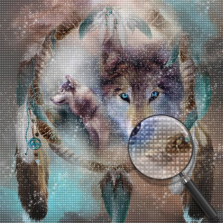 Wolf Diamond Painting DPWOLSQR114