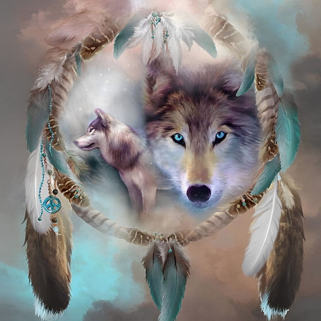 Wolf Diamond Painting DPWOLSQR114