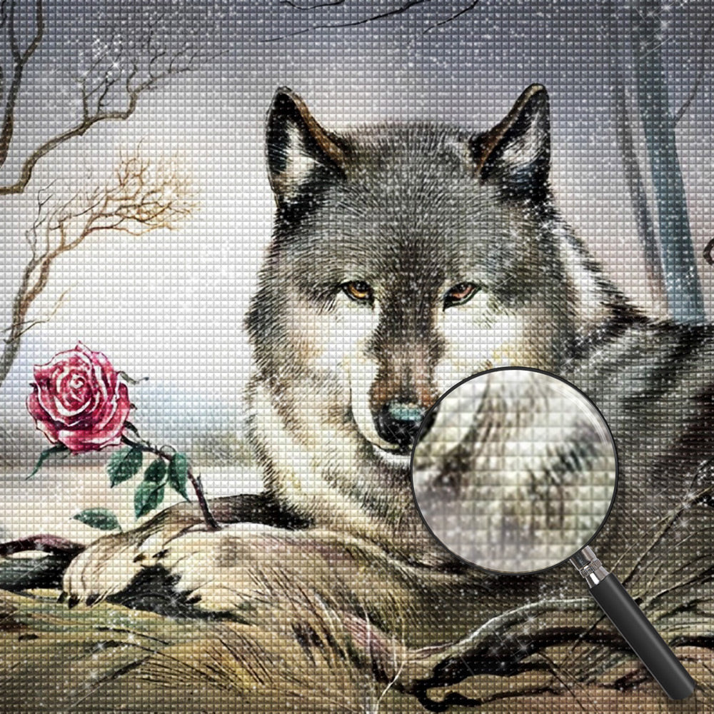 Wolf Diamond Painting DPWOLSQR122