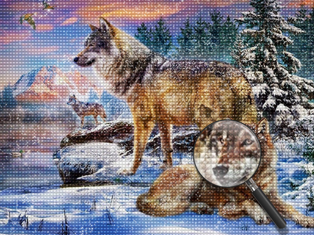 Wolf Diamond Painting DPWOLW15