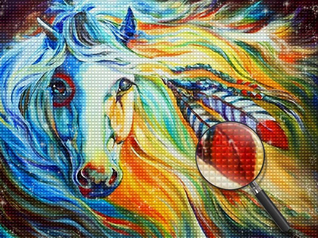 Paard Diamond Painting HORW18