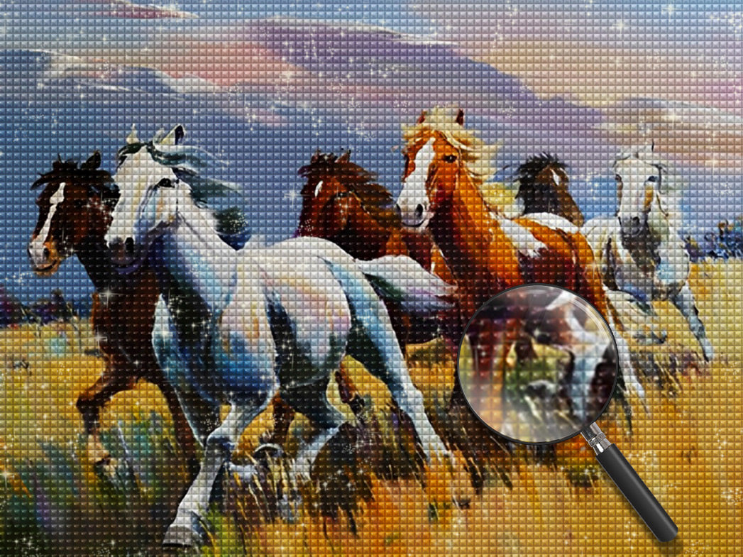 Paard Diamond Painting HORW20