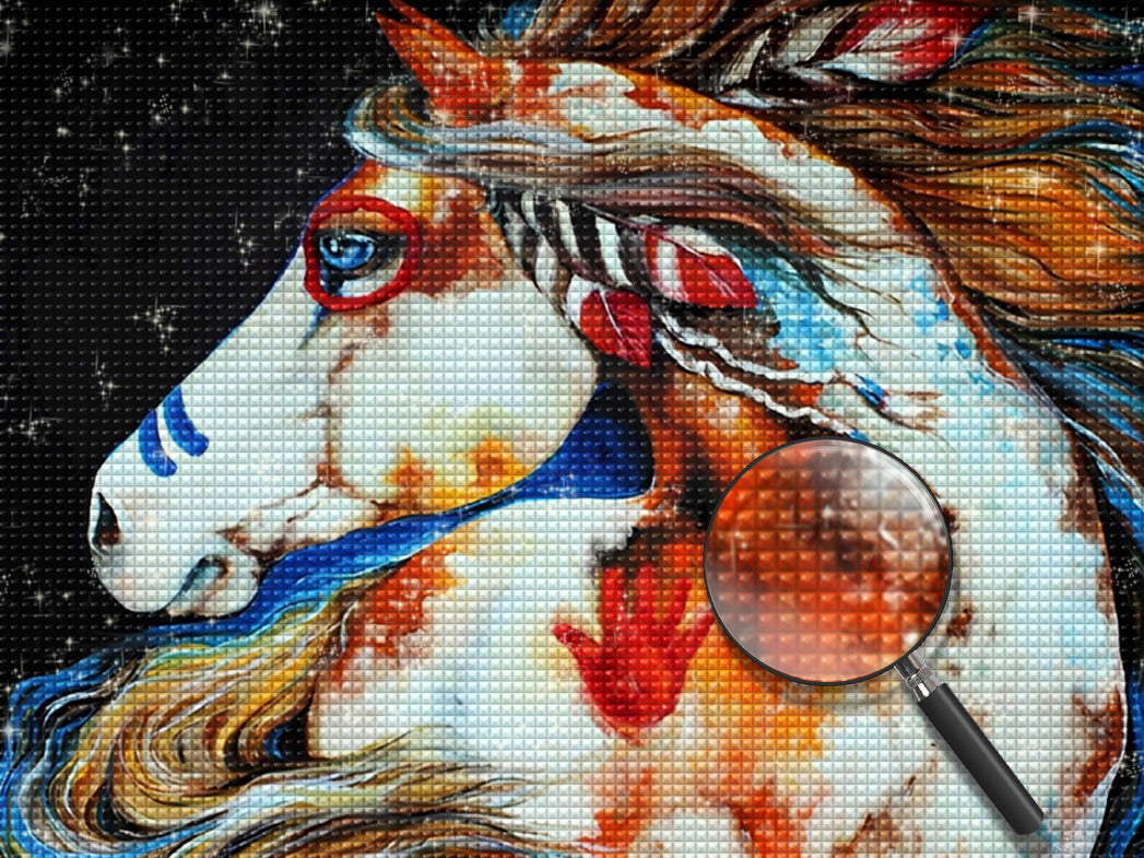 Paard Diamond Painting HORW21