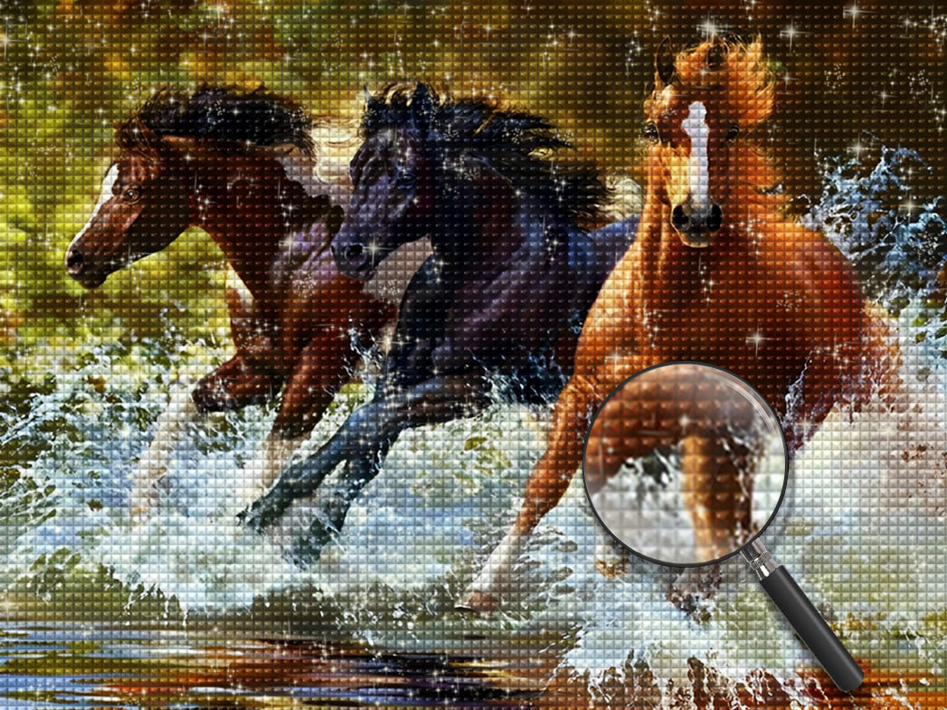 Paard Diamond Painting HORW26