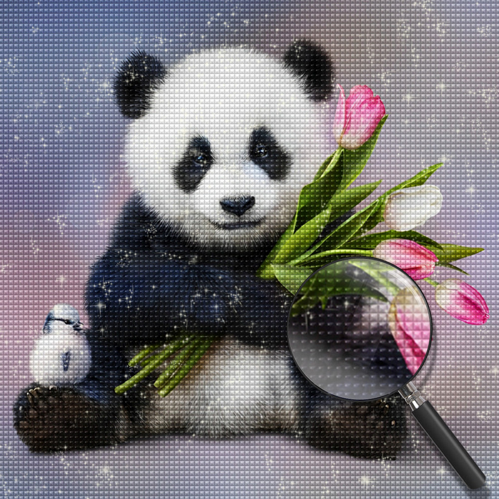 Panda Diamond Painting PANDANSQR3