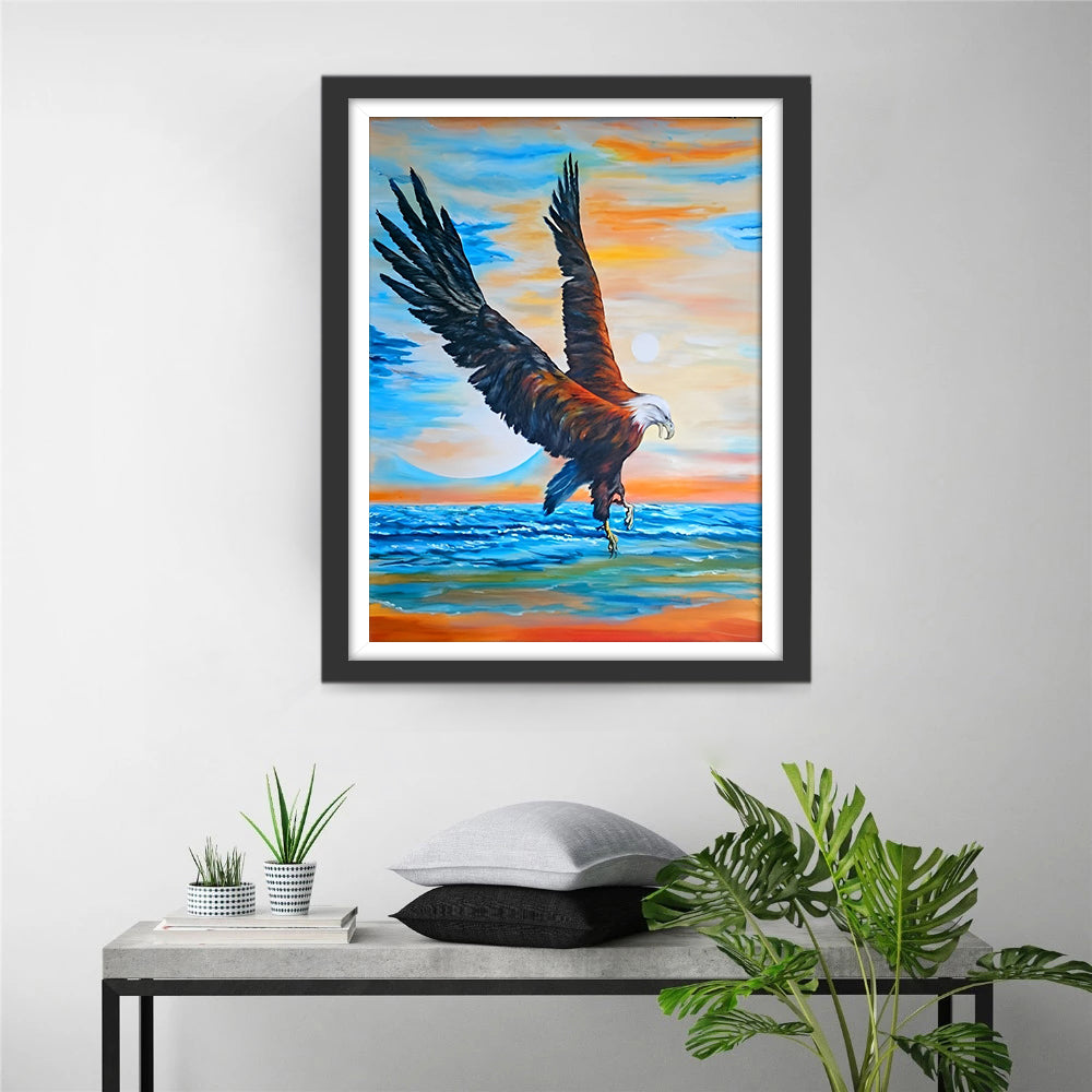 Adelaar op de Zee Diamond Painting