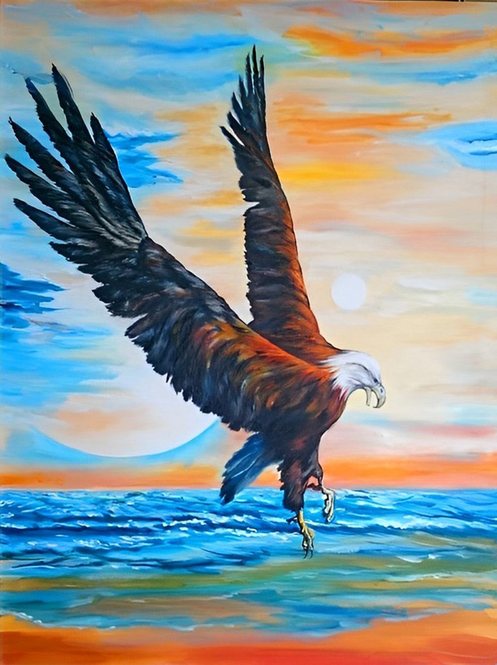 Adelaar op de Zee Diamond Painting