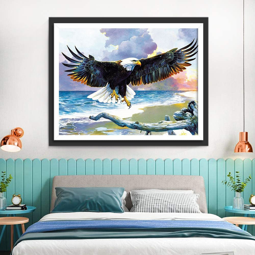 Adelaar op Zee Diamond Painting
