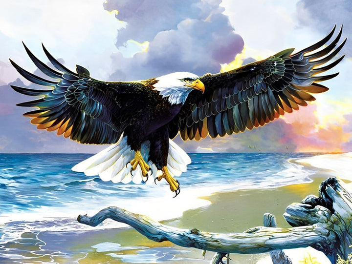 Adelaar op Zee Diamond Painting