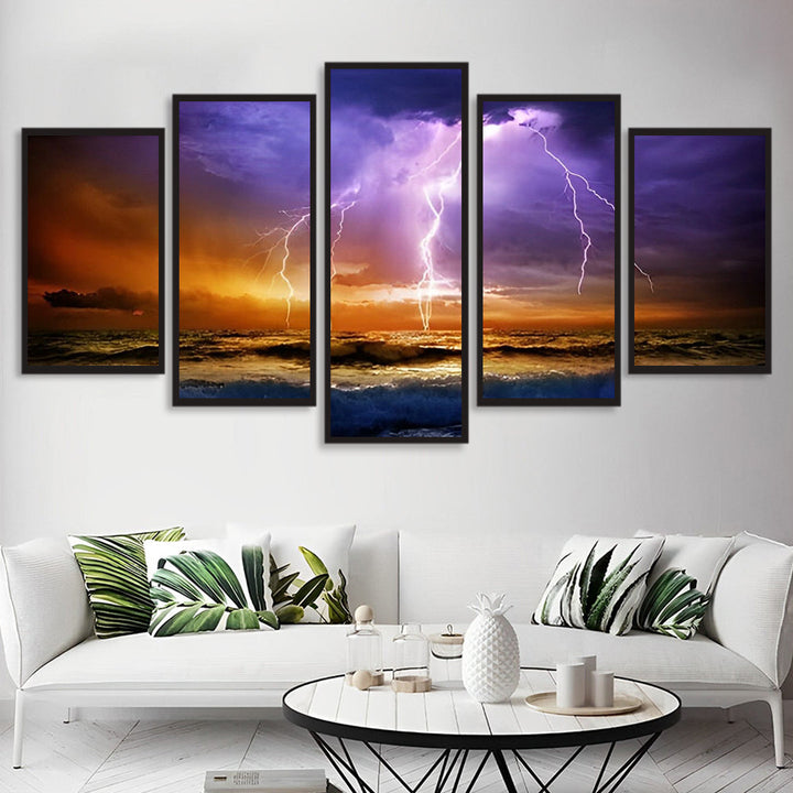Adembenemende Kracht van de Bliksem in de Lucht 5 Platen Diamond Painting