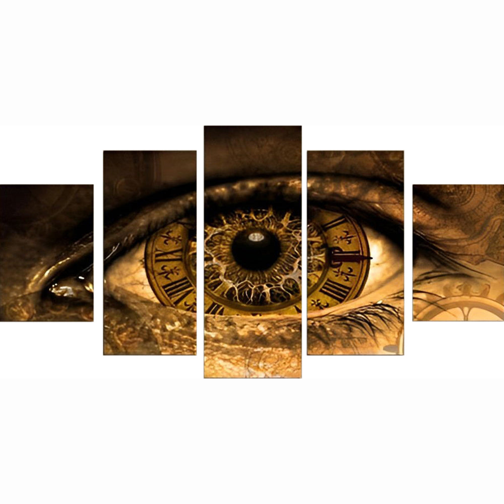 Artistiek Spannend Oog 5 Platen Diamond Painting