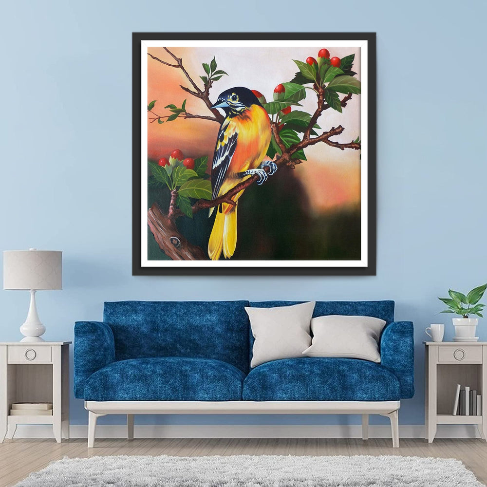 Baltimore Oriole Diamond Painting