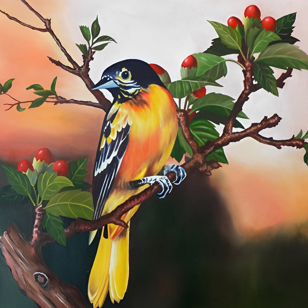 Baltimore Oriole Diamond Painting