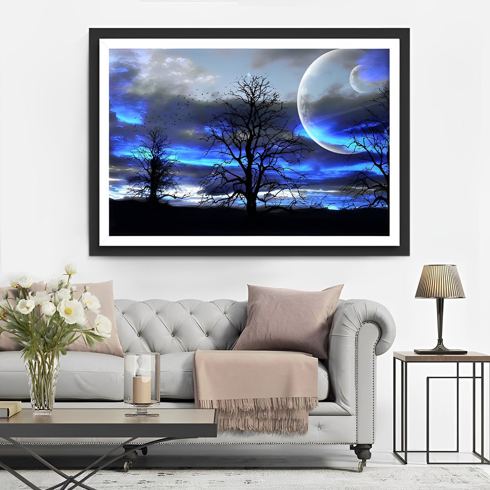 Blauwe Lucht Diamond Painting