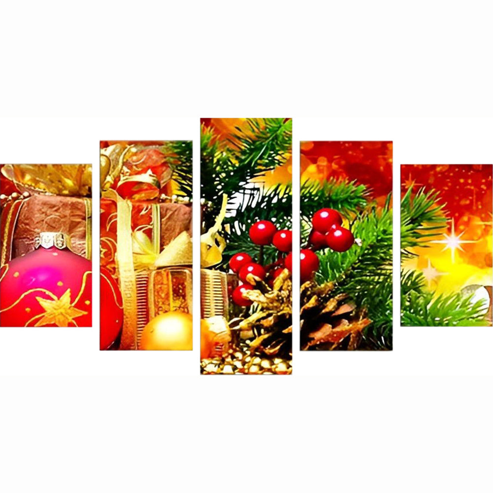 Bomen, Vruchten en Geschenken 5 Platen Diamond Painting