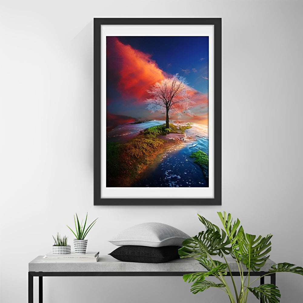 Boom op Aarde Diamond Painting