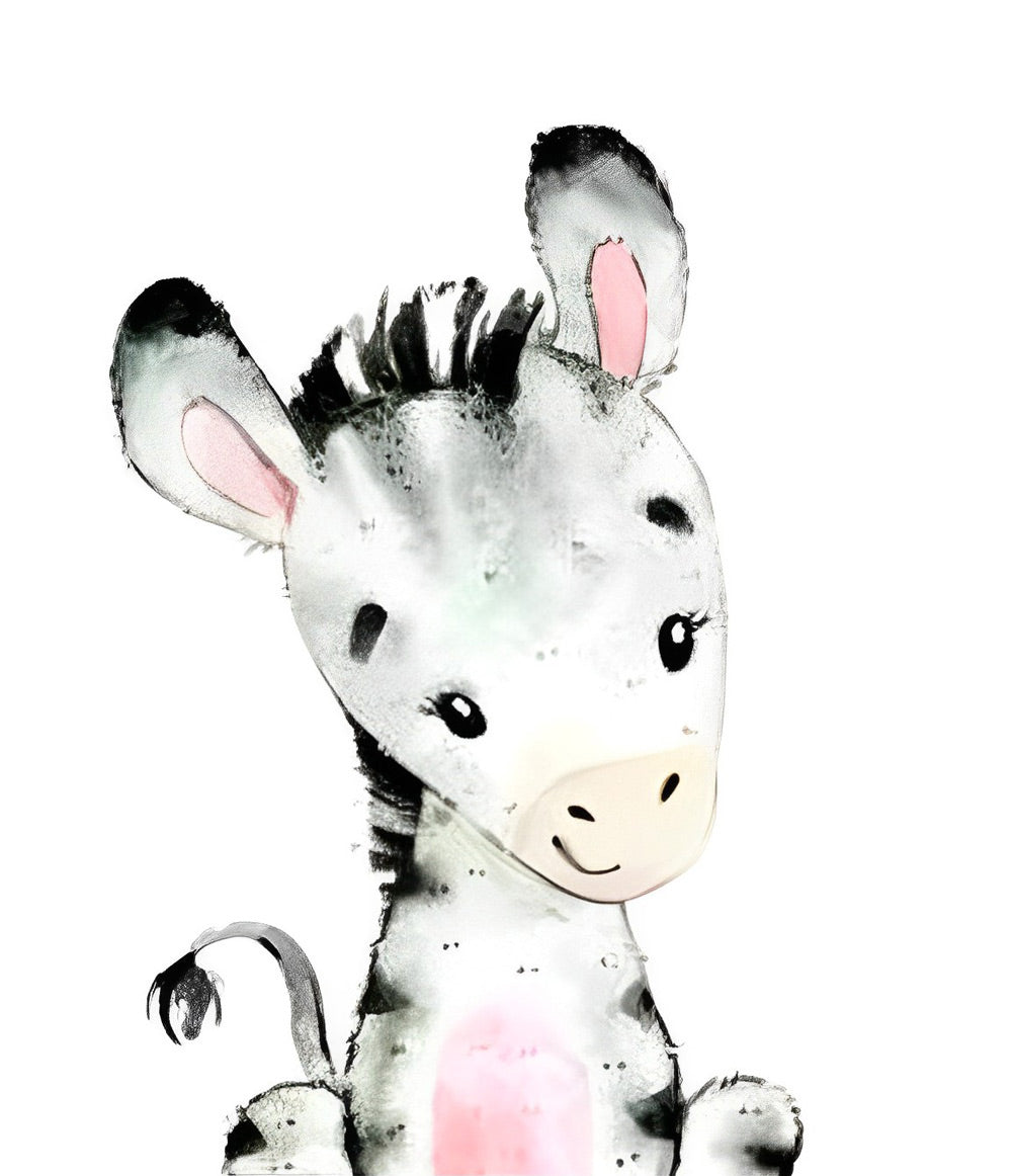 Cartoon Schattige Kleine Zebra Diamond Painting