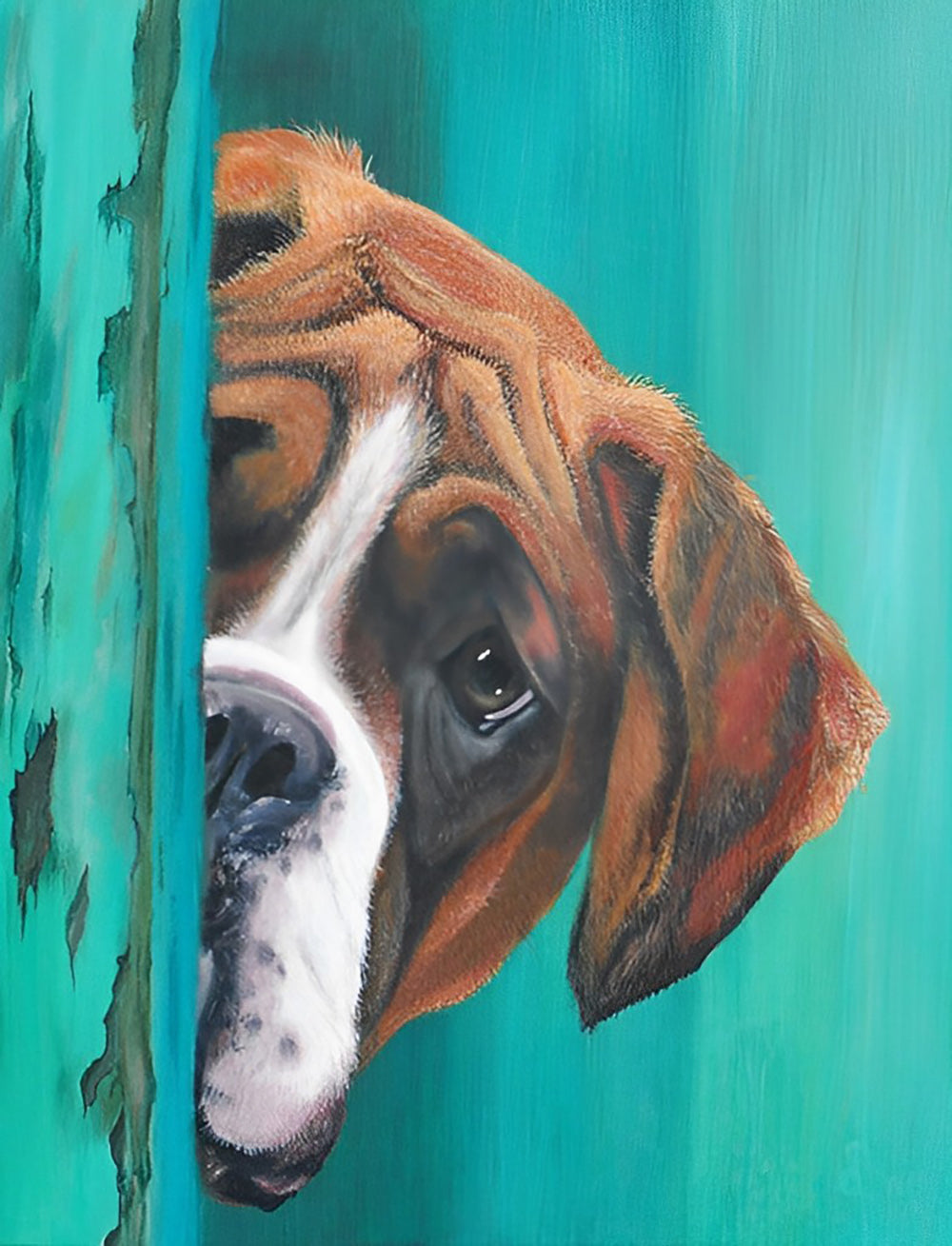 Chagrijnige Hond Diamond Painting