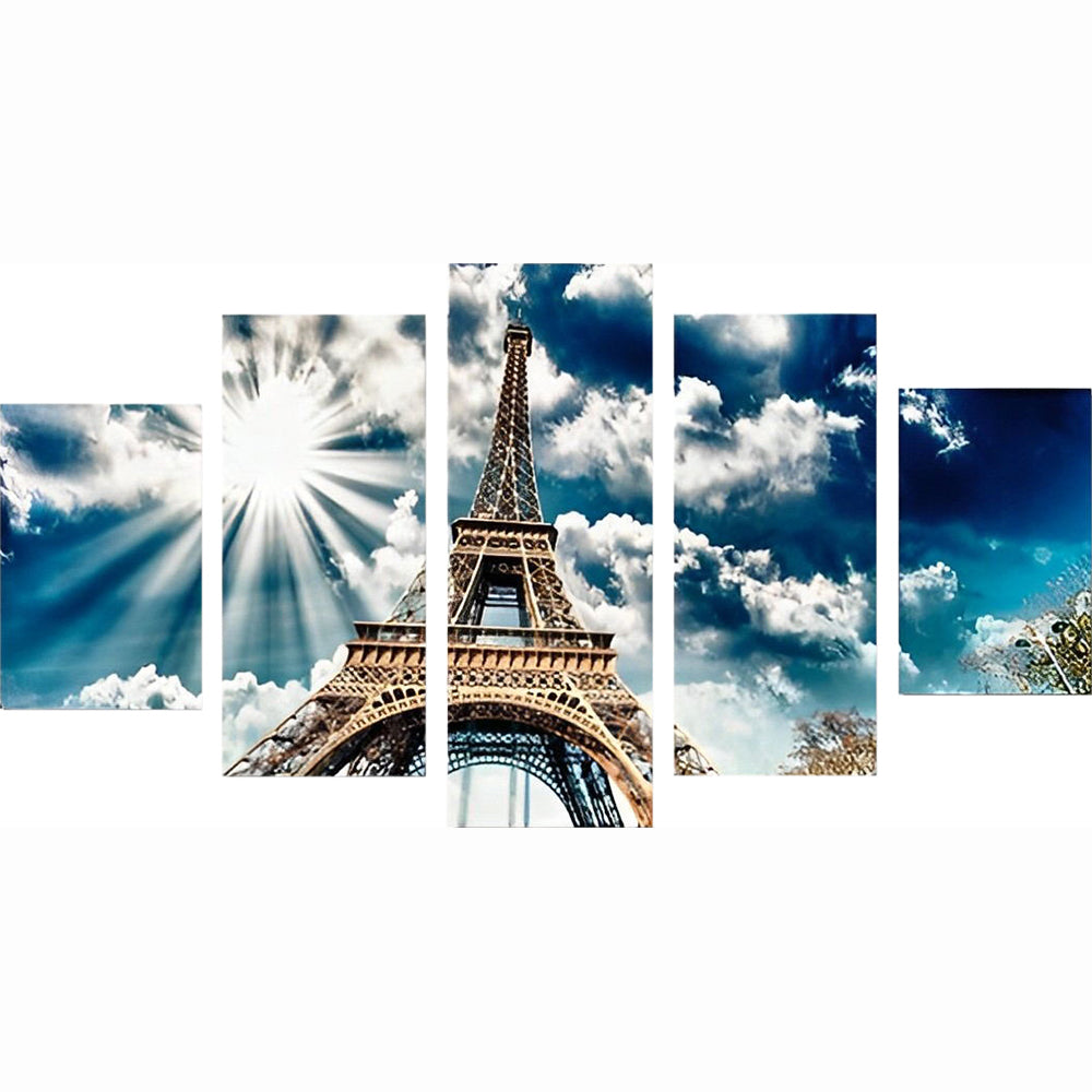 Charme van de Eiffeltoren 5 Platen Diamond Painting