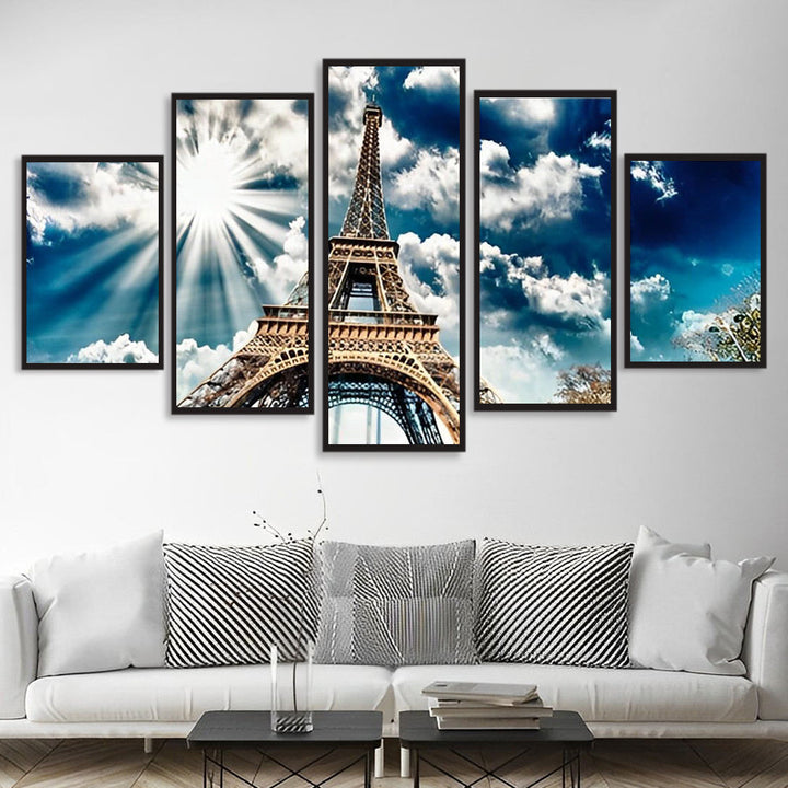 Charme van de Eiffeltoren 5 Platen Diamond Painting