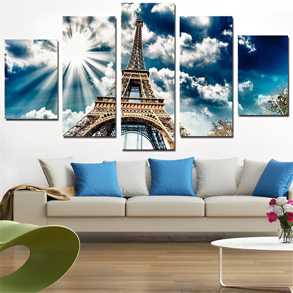 Charme van de Eiffeltoren 5 Platen Diamond Painting