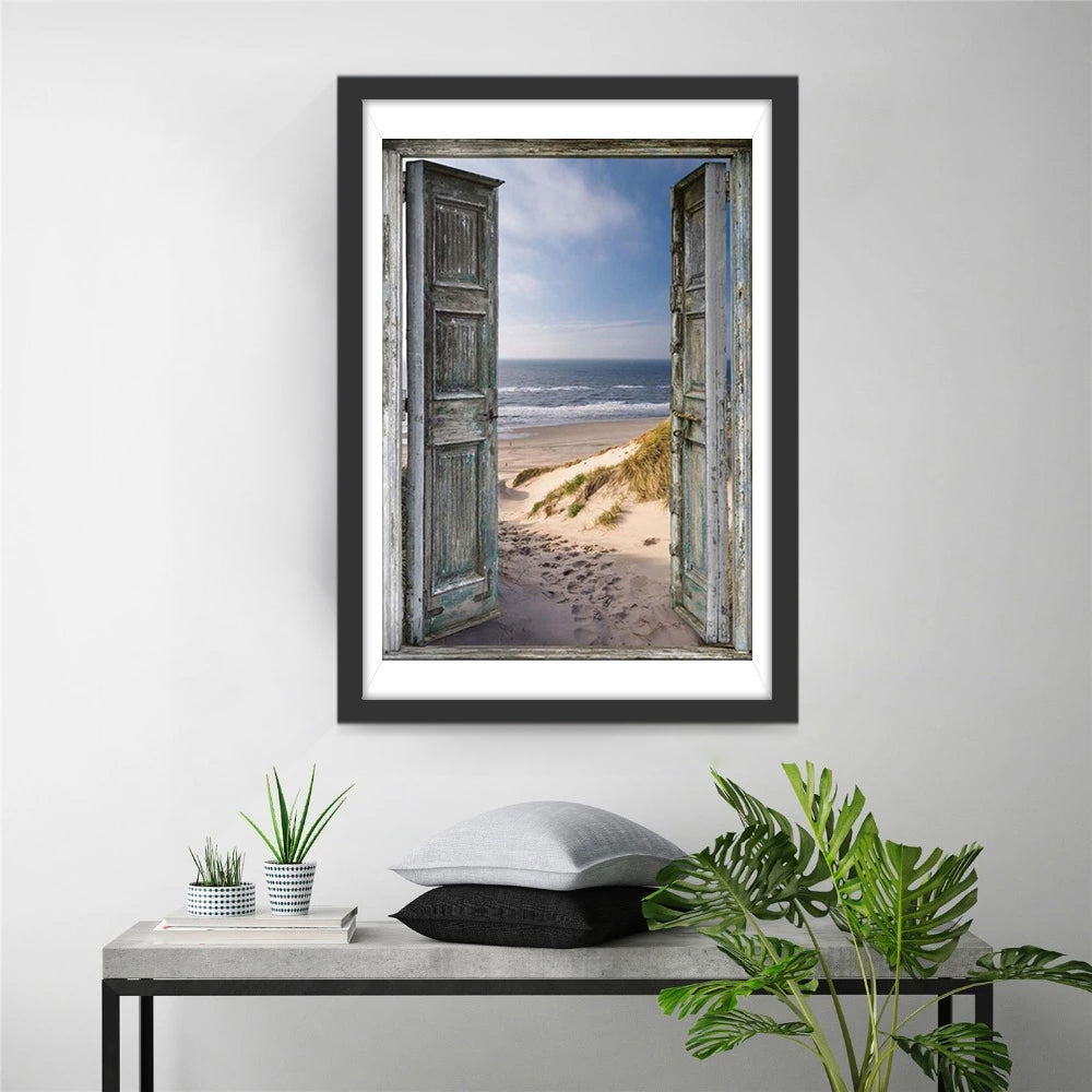 De Deur naar het Strand Diamond Painting