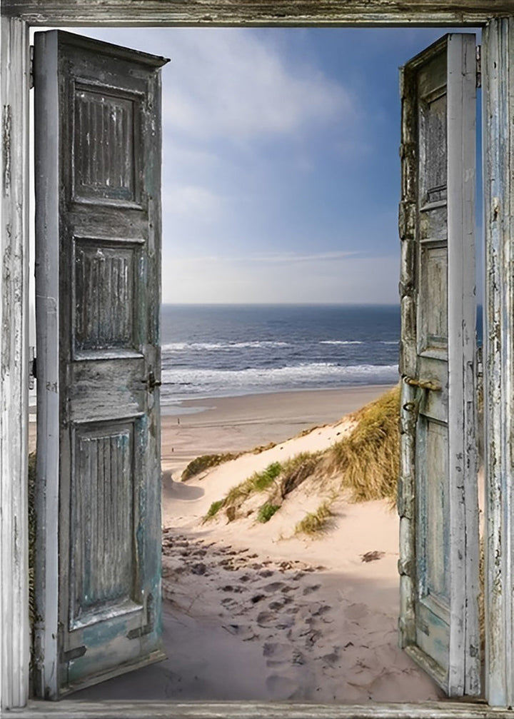 De Deur naar het Strand Diamond Painting