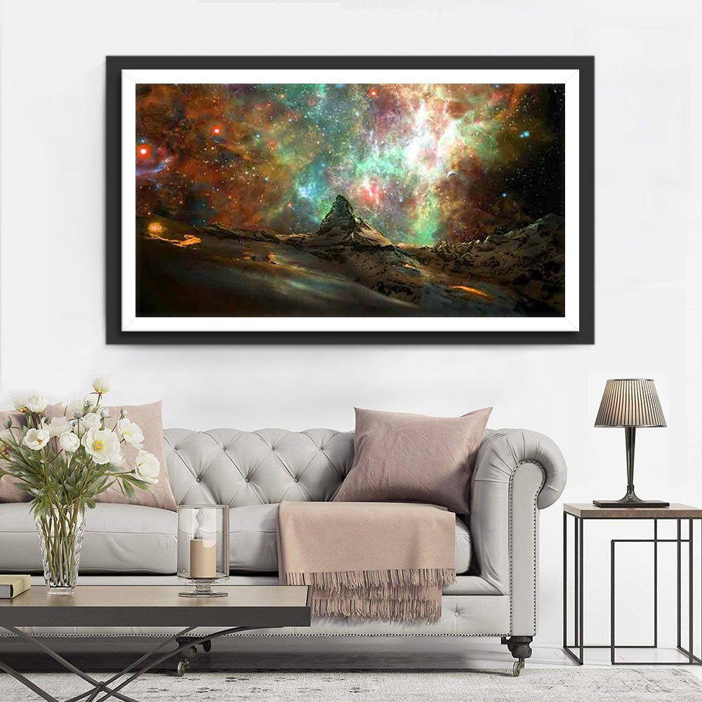 De Fascinerende Verscheidenheid van de Kosmische Nevelwolk Diamond Painting