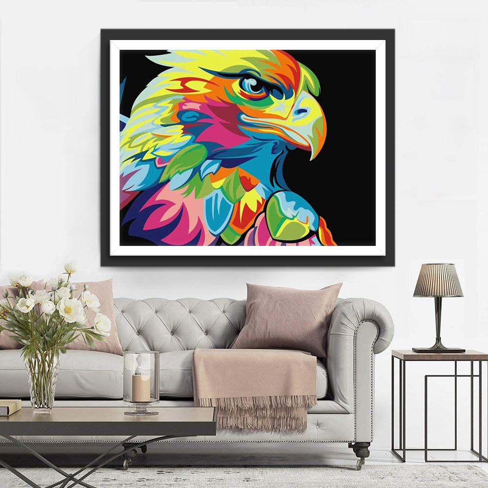 De Kleurrijke Adelaar Diamond Painting