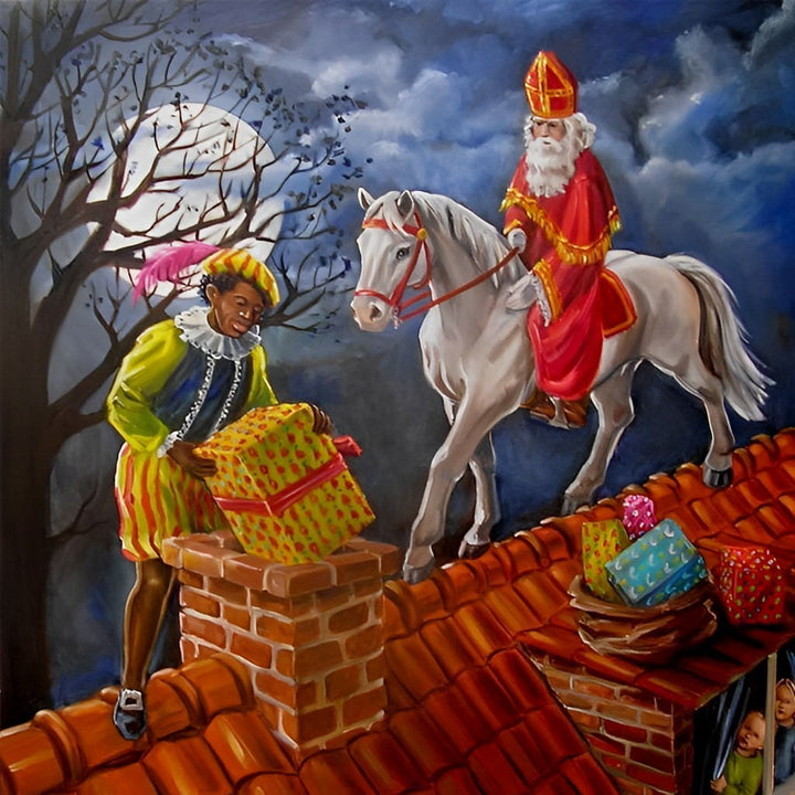 De Mysterieuze Compaan van Sinterklaas Diamond Painting