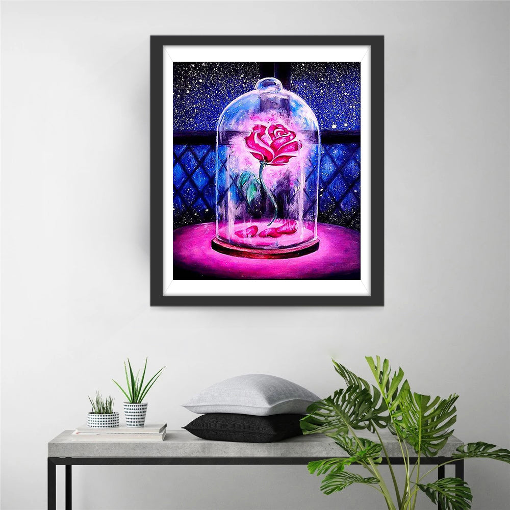 De Roos van De Kleine Prins Diamond Painting