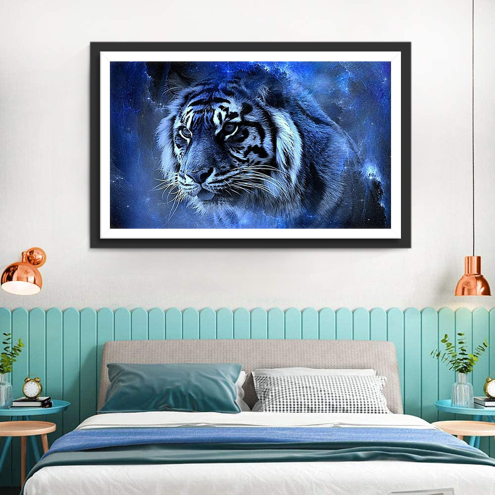 De Tijger in de Melkweg Diamond Painting