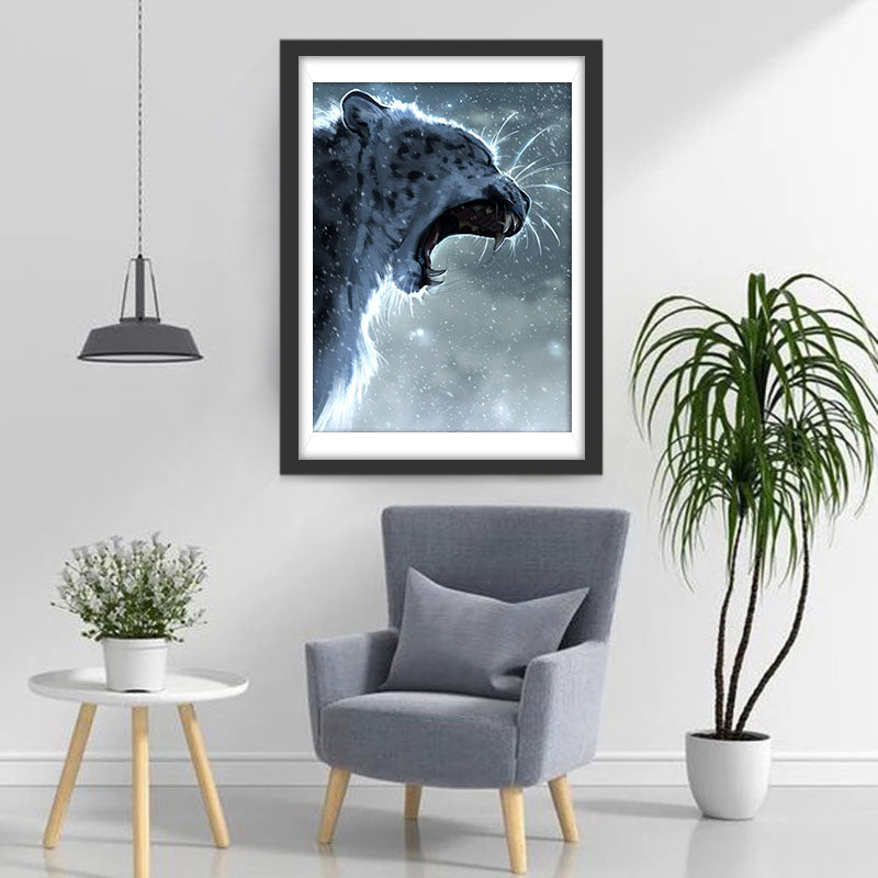 De Tijger met de Grote Bek Diamond Painting