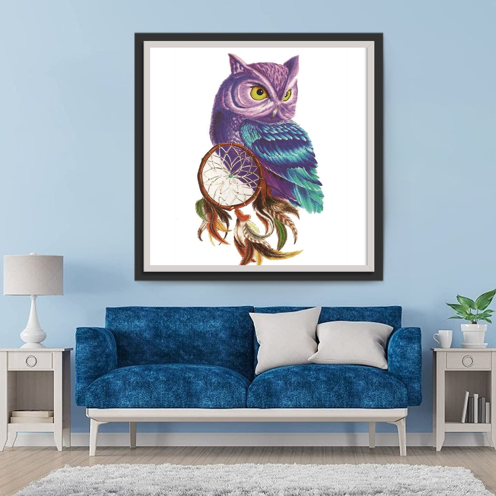 De Uil en de Dromenvanger Diamond Painting