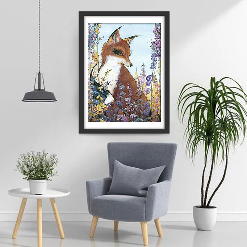 De Vos in de Struik Diamond Painting